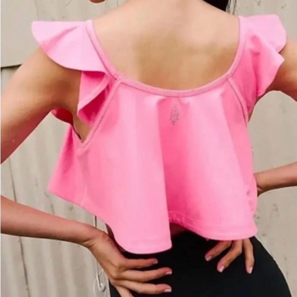 FREE PEOPLE Movement Off Duty Flounce Tank - Picture 4 of 4